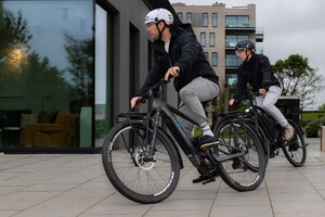 Stijlvolle en comfortabele fiets voor het gezinsleven van Cortina